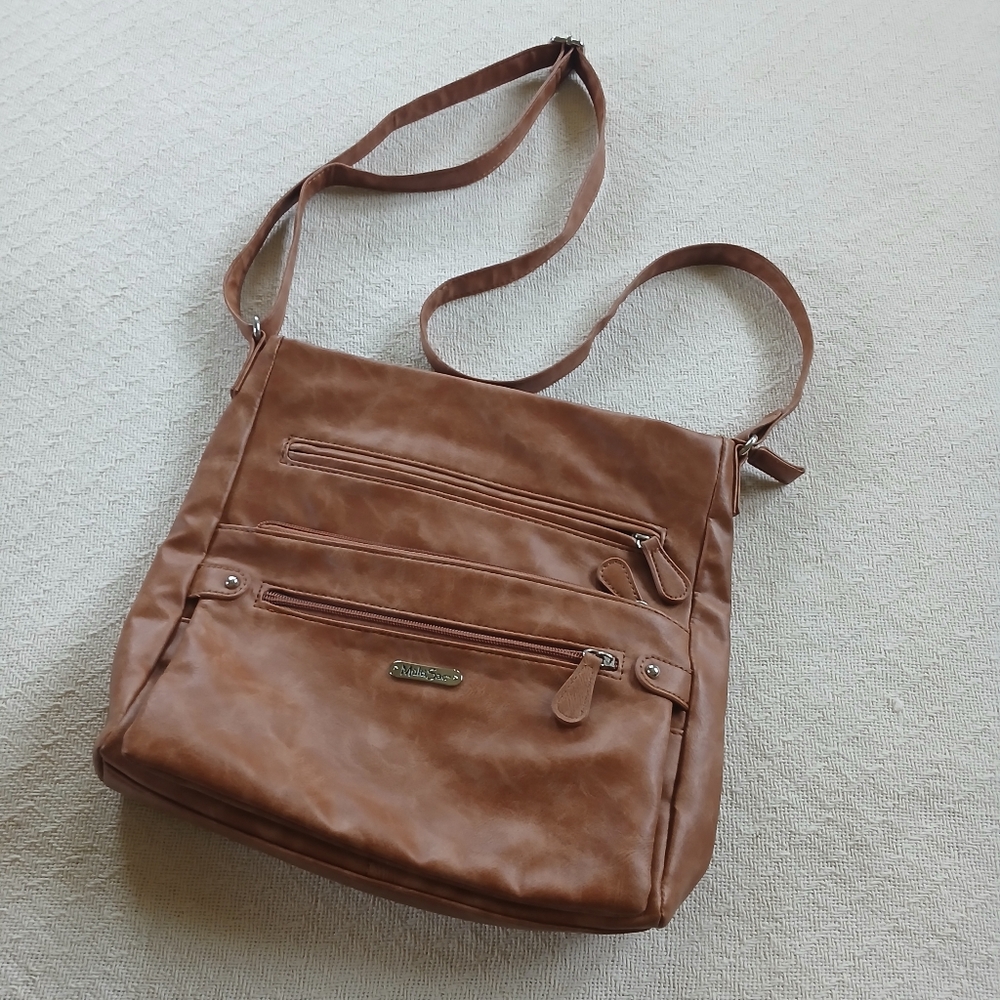 multisac ♡ faux leather crossbody purde bag vegan
